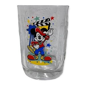 McDonald’s Mickey Mouse Walt Disney World 2000 Celebration Glass Vintage